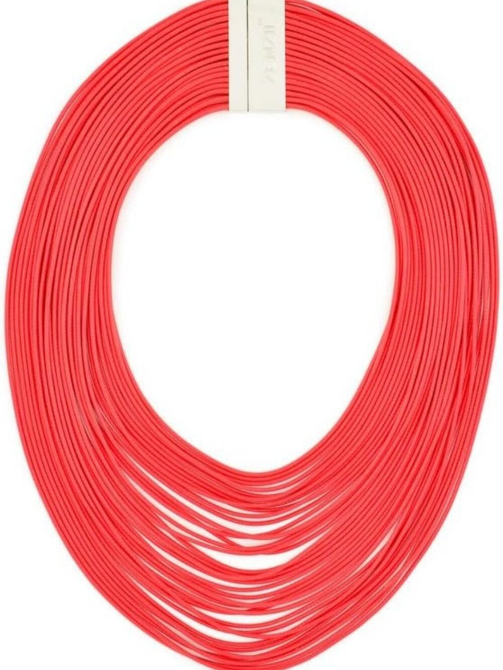 Multi-Strand Statement Bib Necklace with Magnetic Clasp for Stylish Women